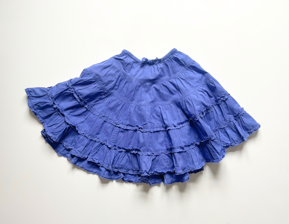 Mini Boden girls tiered summer skirt