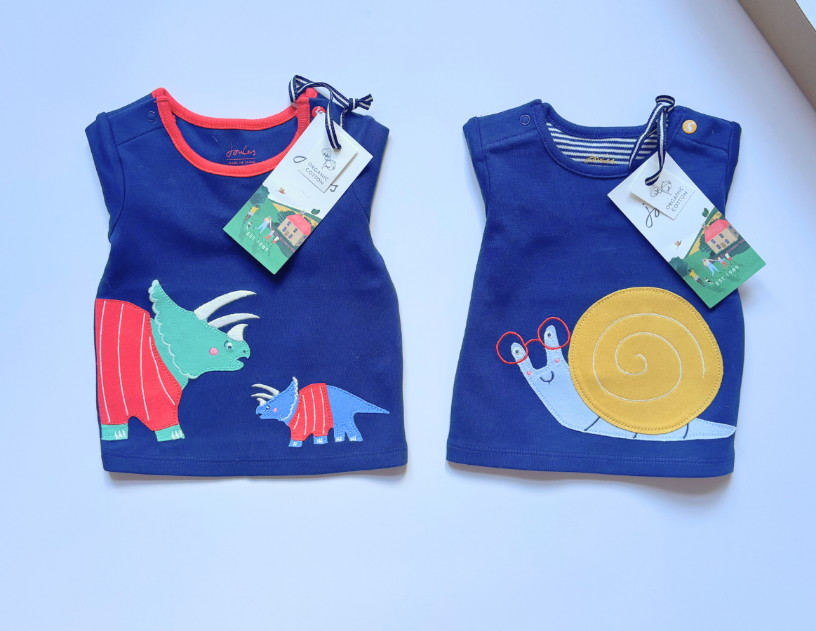 Joules Boys T-Shirt Duo - Newborn - BRAND NEW
