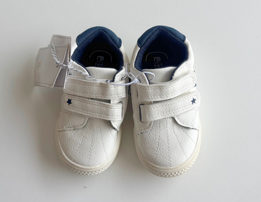 Mothercare Boys White Leather Trainers