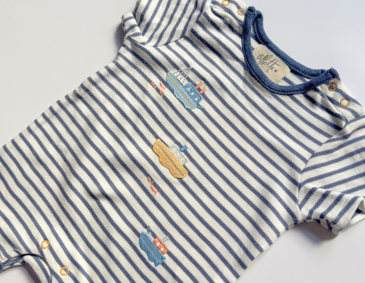 By the Seaside - Boys Summer Romper Selection 0-3m