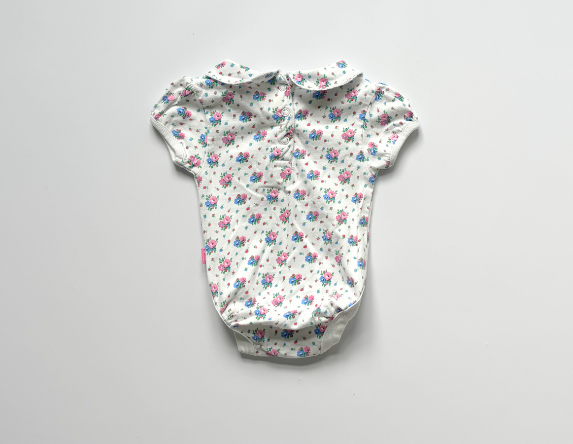 JoJo Maman Bebe floral collared vest