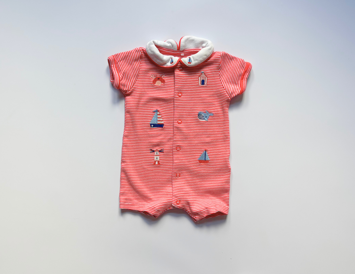 By the Seaside - Boys Summer Romper Selection 0-3m