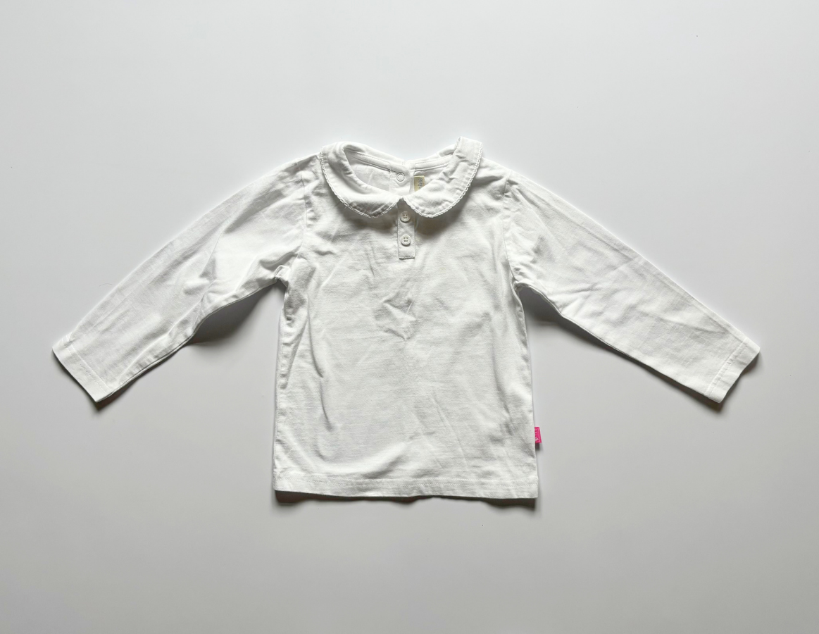 JoJo Maman Bebe Girls Collared Vest Duo 3-4y