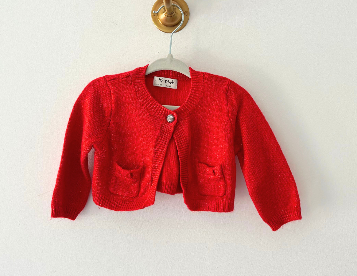 Next Red Party Cardigan