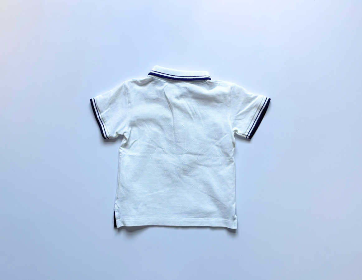 Next white cotton polo shirt