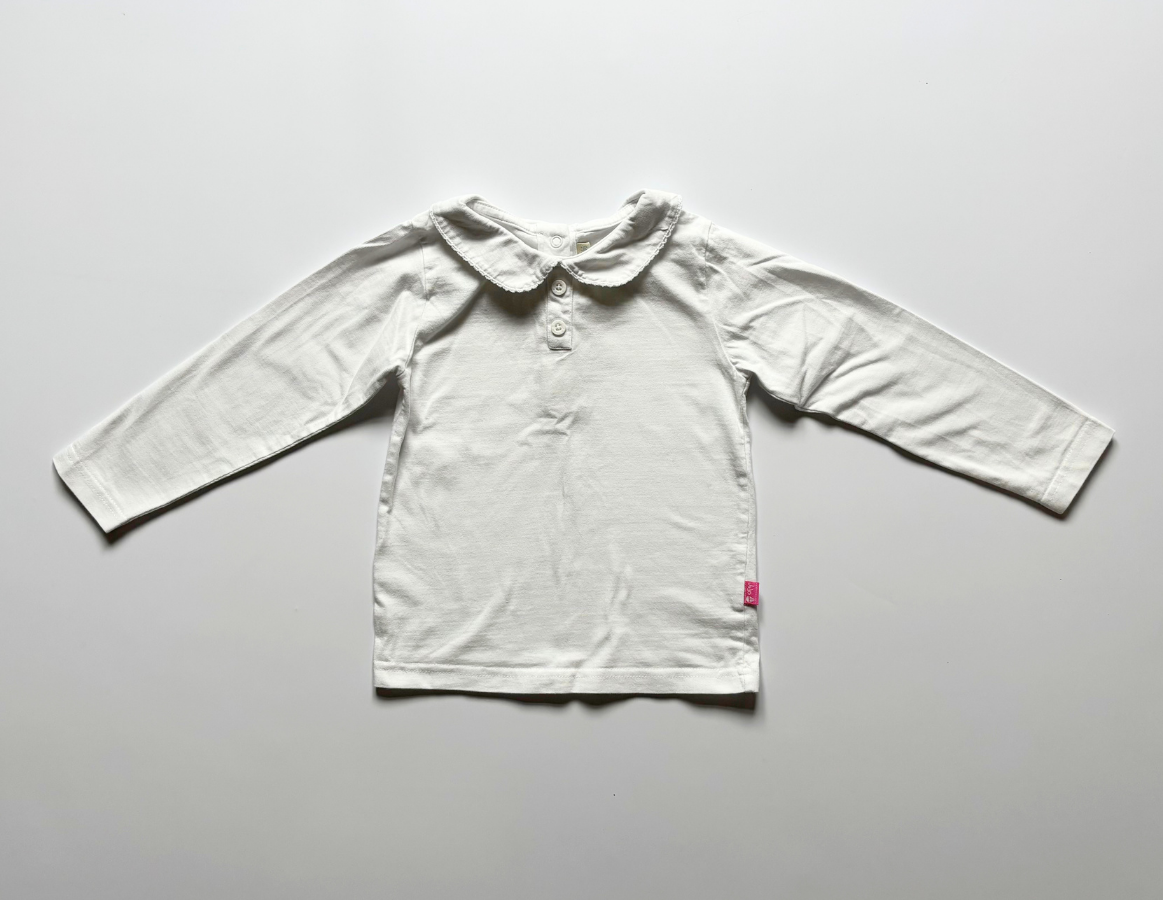 JoJo Maman Bebe Girls Collared Vest Duo 3-4y
