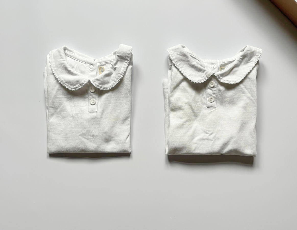 JoJo Maman Bebe Girls Collared Vest Duo 3-4y
