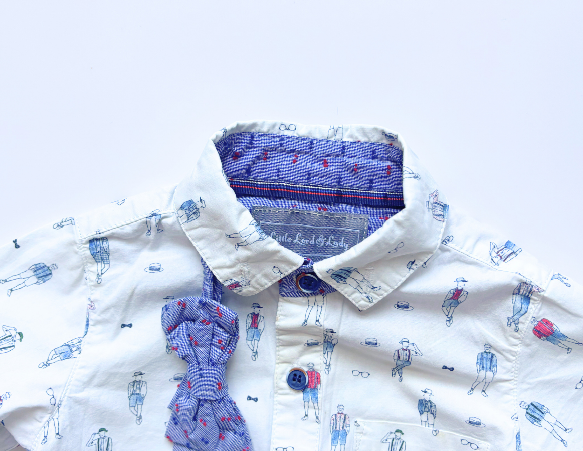 Little Lord & Lady shirt and bow tie