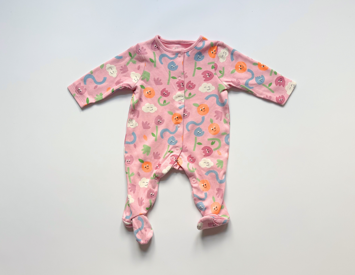 John Lewis Girls Bodysuit Selection - 0-3m