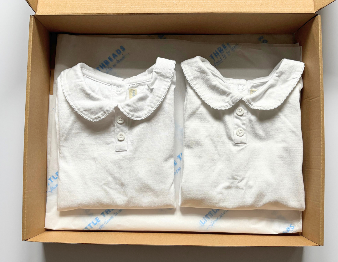 JoJo Maman Bebe Girls Collared Vest Duo 3-4y