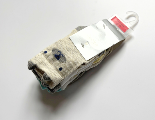 Matalan 5 pack Newborn Baby Socks