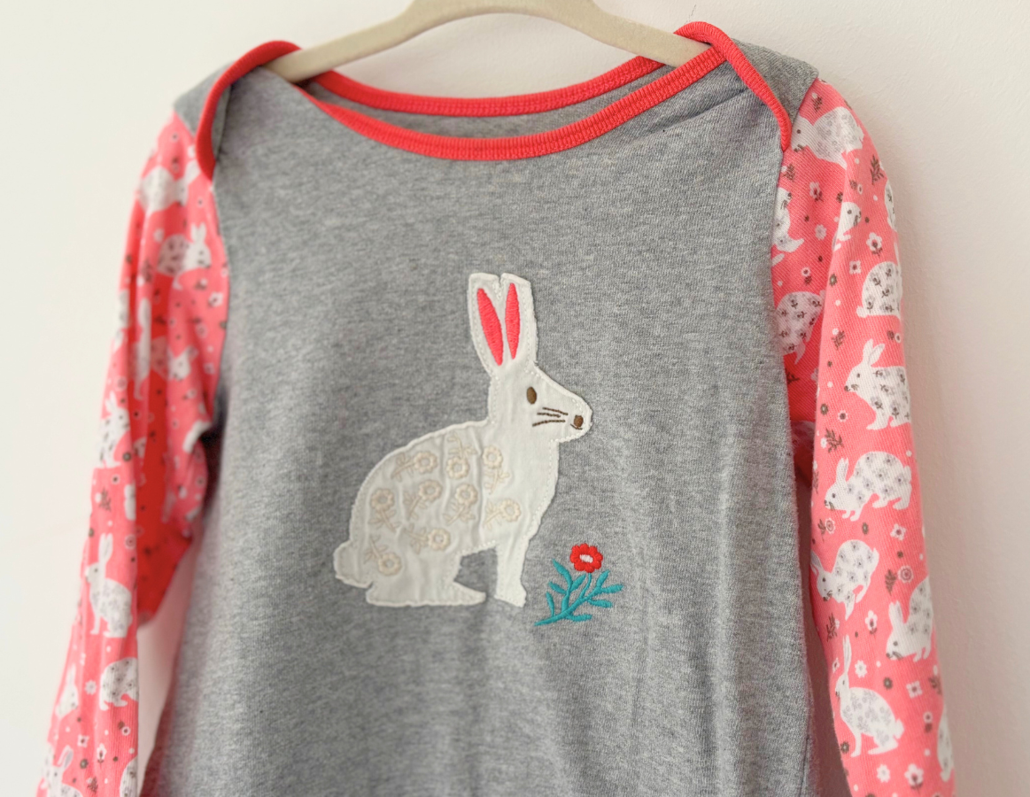 Mini Boden Spring Rabbit Cotton Dress
