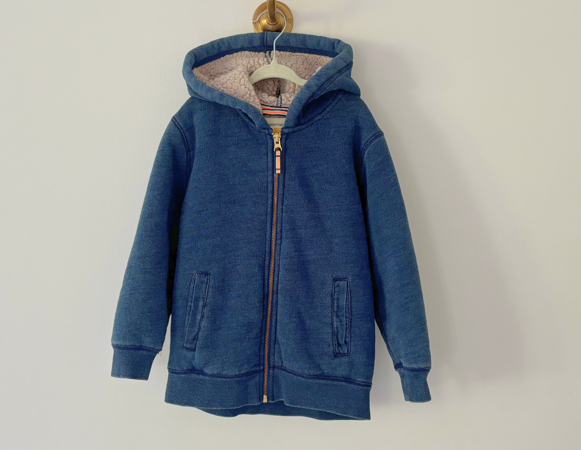 Mini Boden Fleece-lined Hooded Jacket