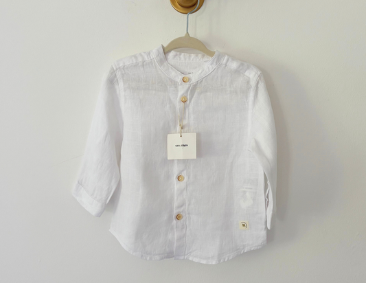 Zara Collarless Shirt - BRAND NEW