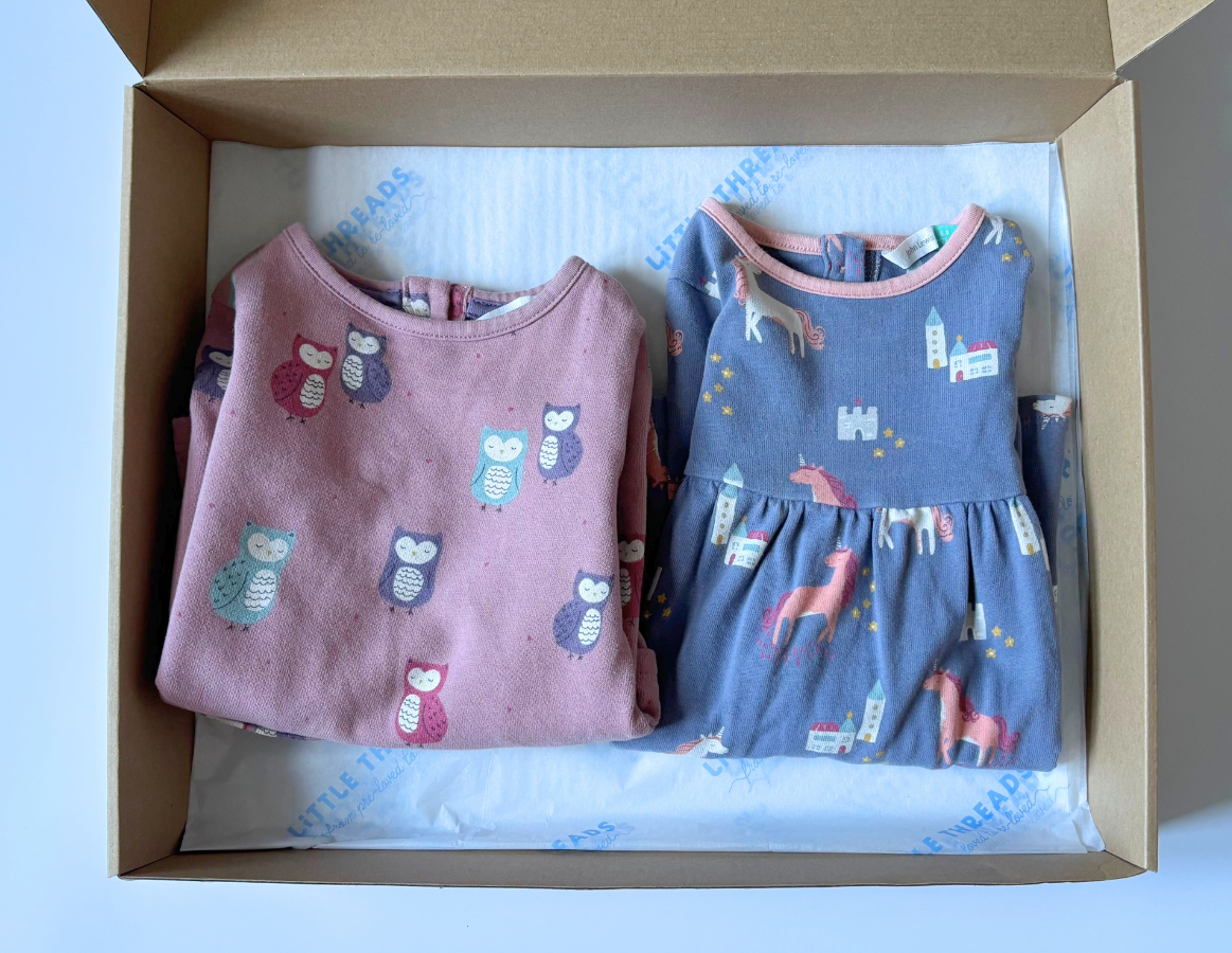 John Lewis Girls Dress Duo 6-9m