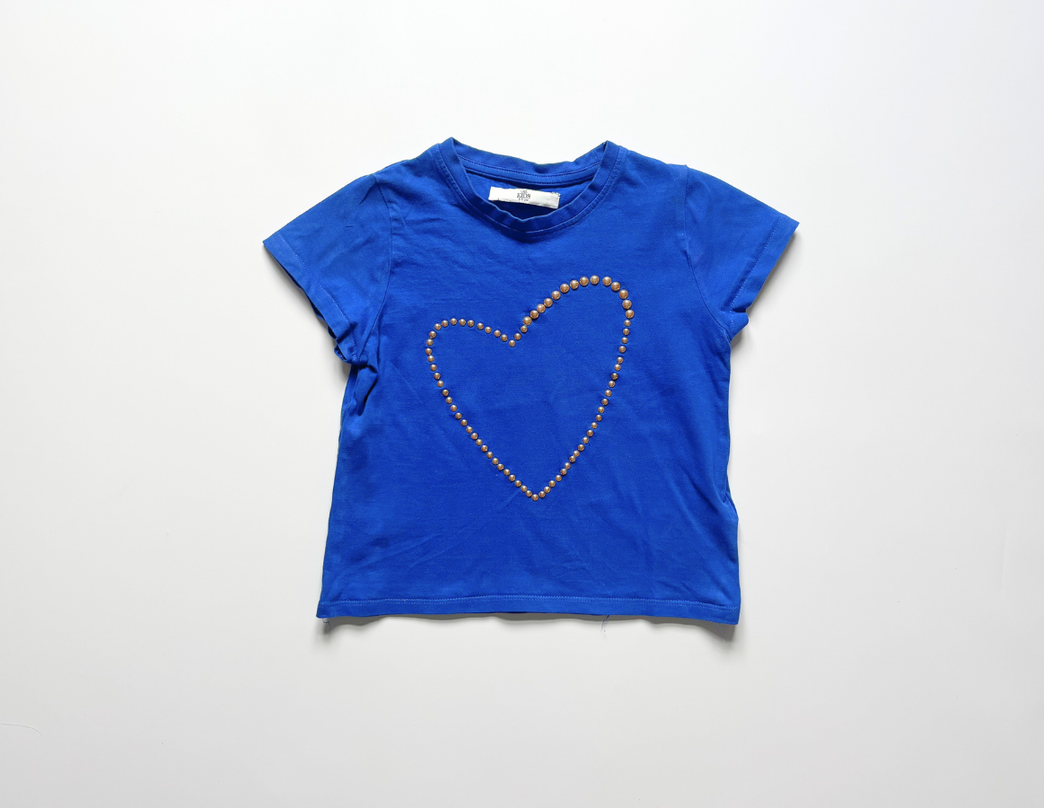 M&S girls blue summer t-shirt