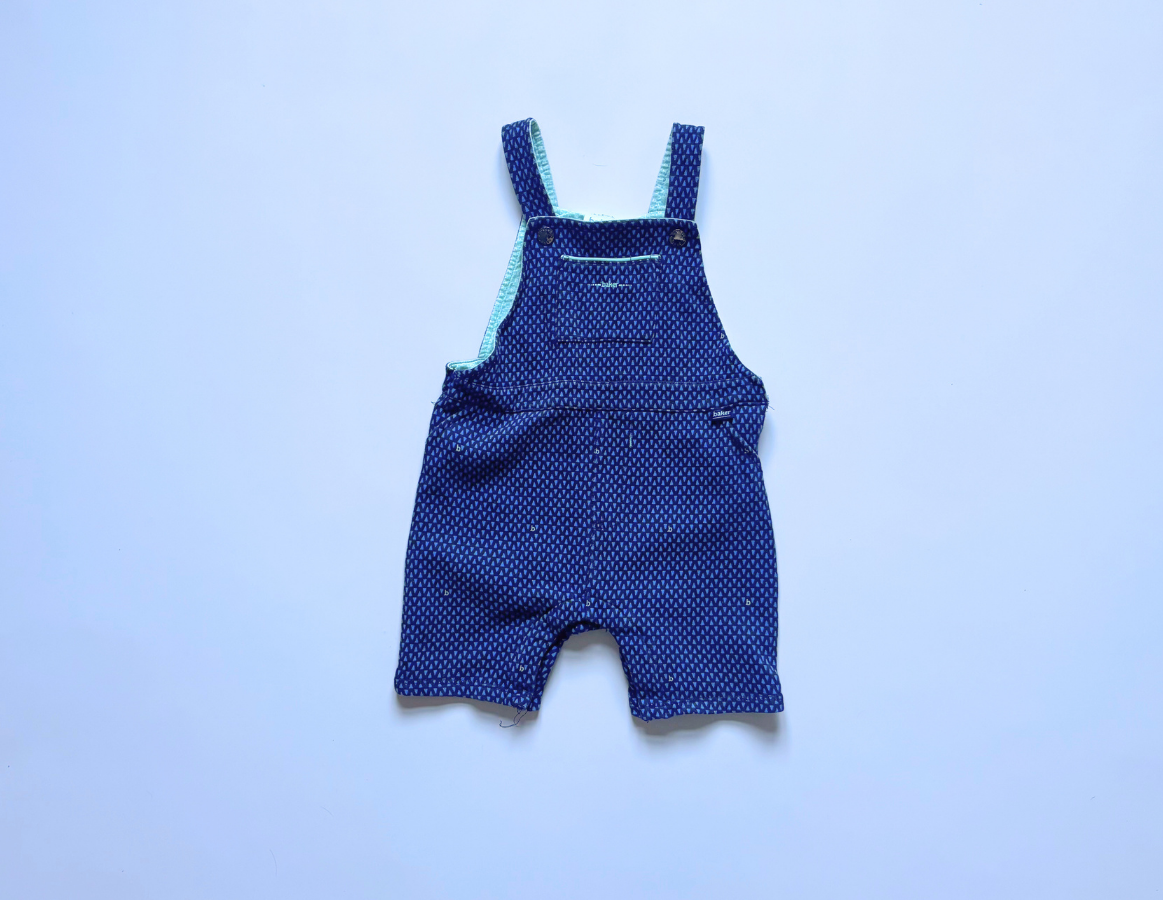 Ted Baker jersey dungaree shorts