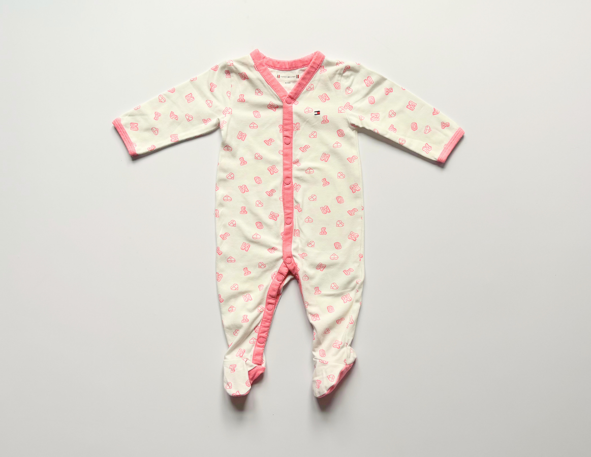 Tommy Hilfiger Girls Bodysuit & Vest Duo - 0-3m