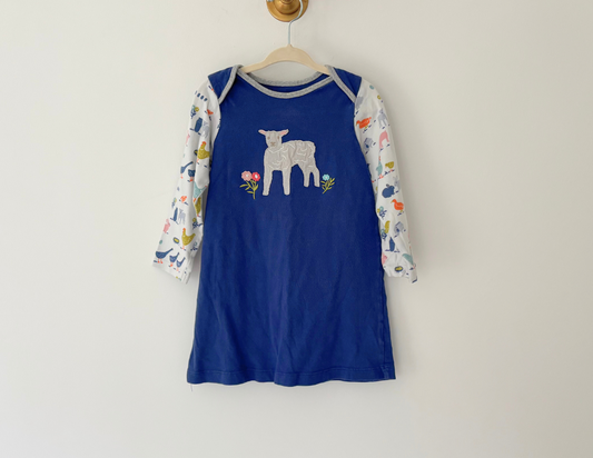 Mini Boden Spring Lamb Cotton Dress