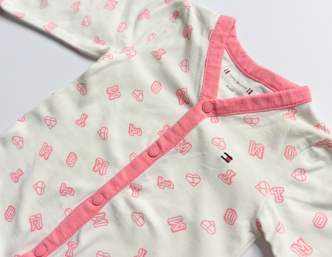 Tommy Hilfiger Girls Bodysuit & Vest Duo - 0-3m