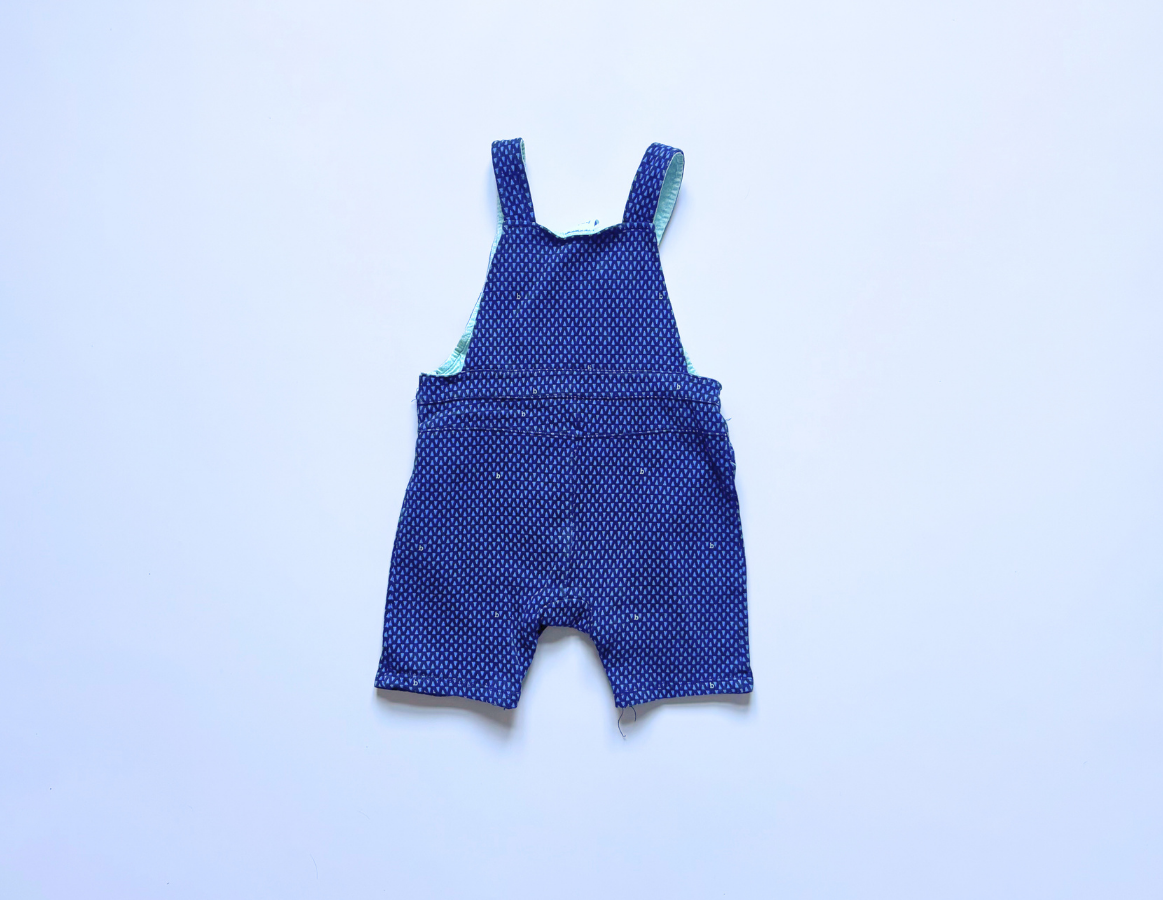 Ted Baker jersey dungaree shorts