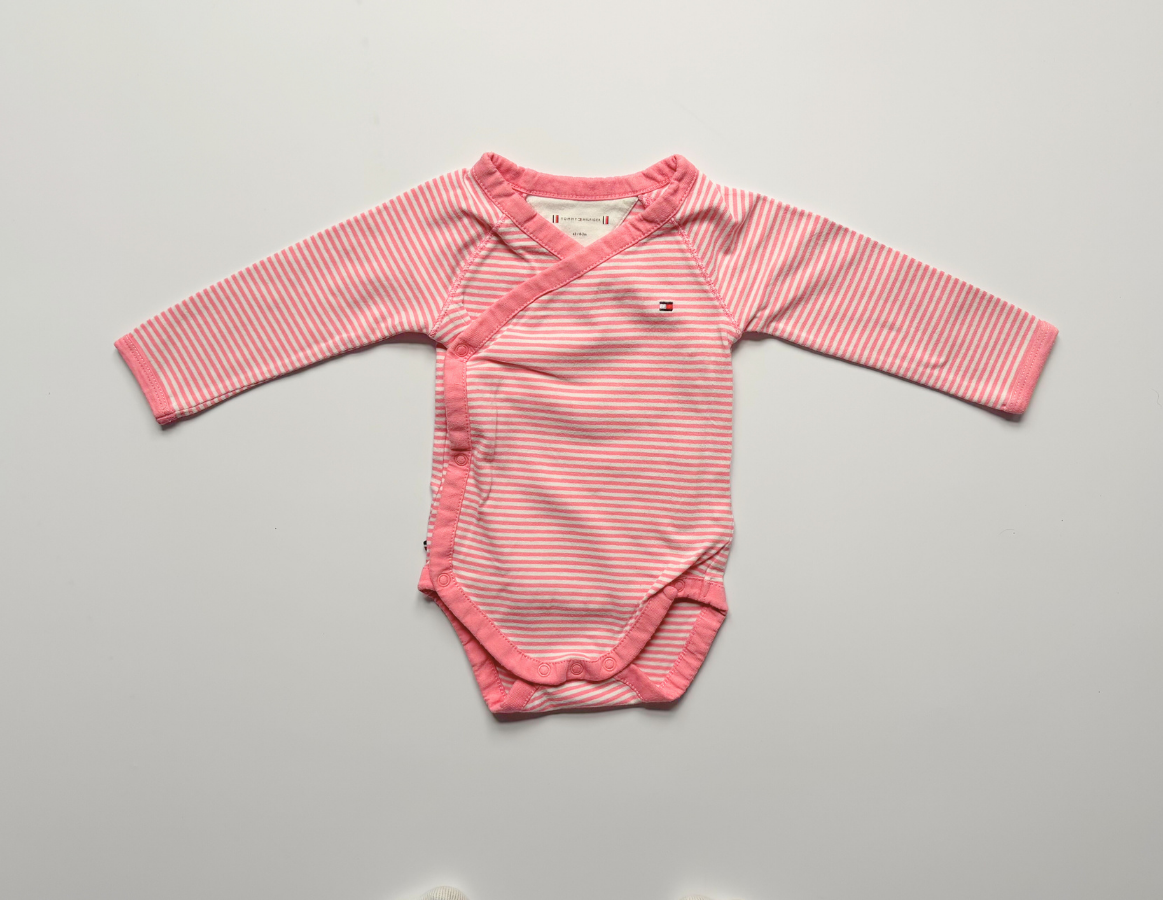 Tommy Hilfiger Girls Bodysuit & Vest Duo - 0-3m