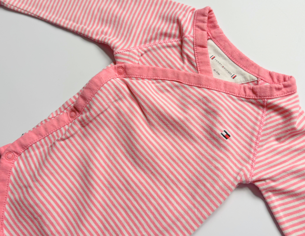 Tommy Hilfiger Girls Bodysuit & Vest Duo - 0-3m