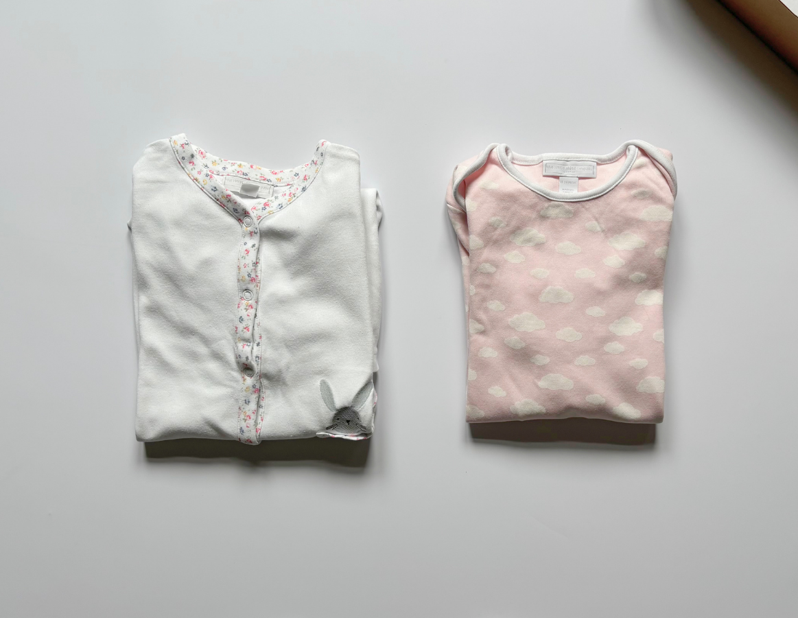 The Little White Company Girls Romper Duo 18-24m