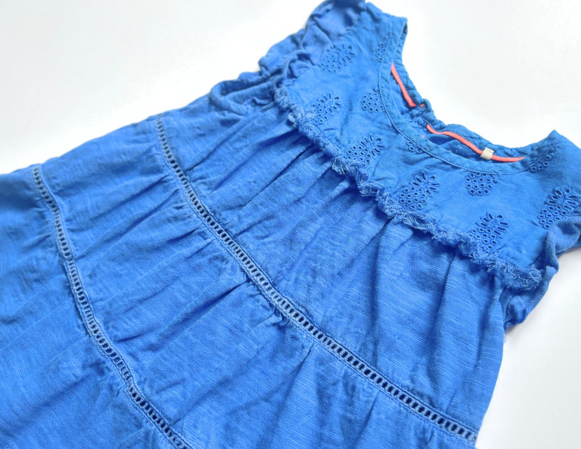 Mini Boden girls summer tiered top