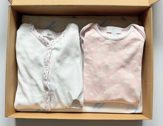 The Little White Company Girls Romper Duo 18-24m