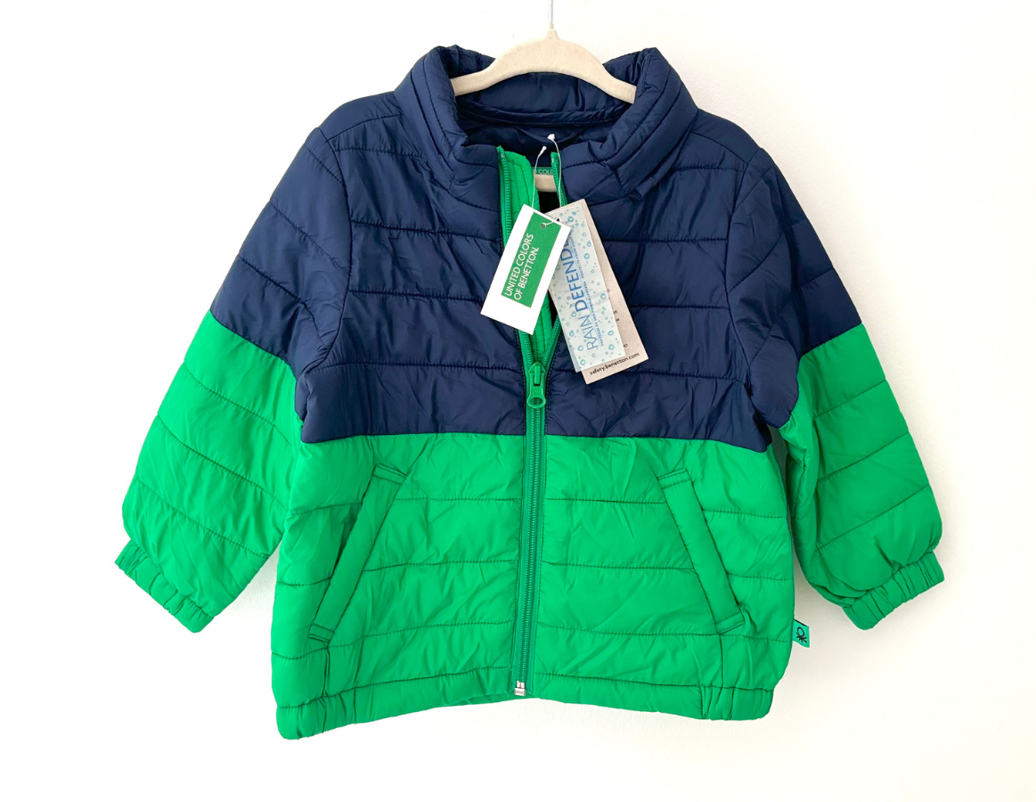 Benetton padded raincoat - BRAND NEW