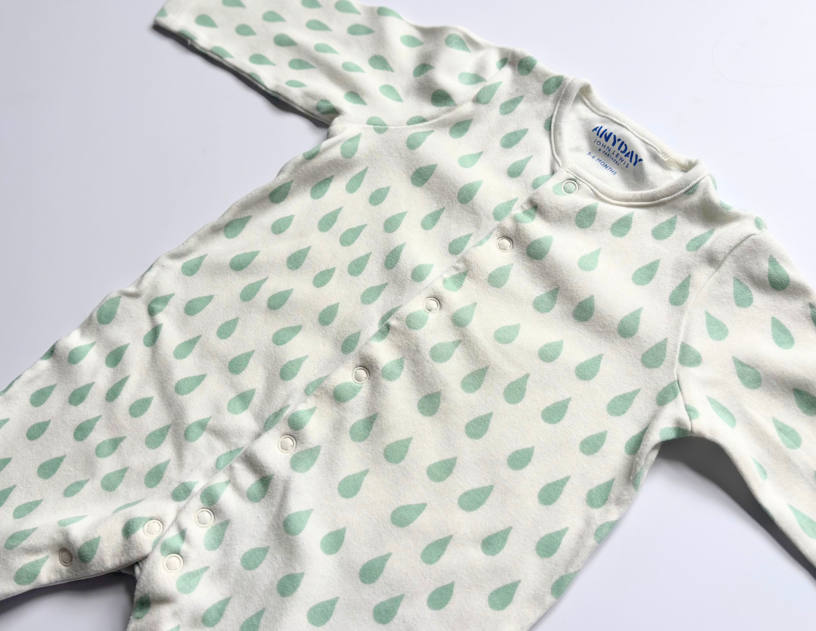 John Lewis Romper & Hat Set 3-6m