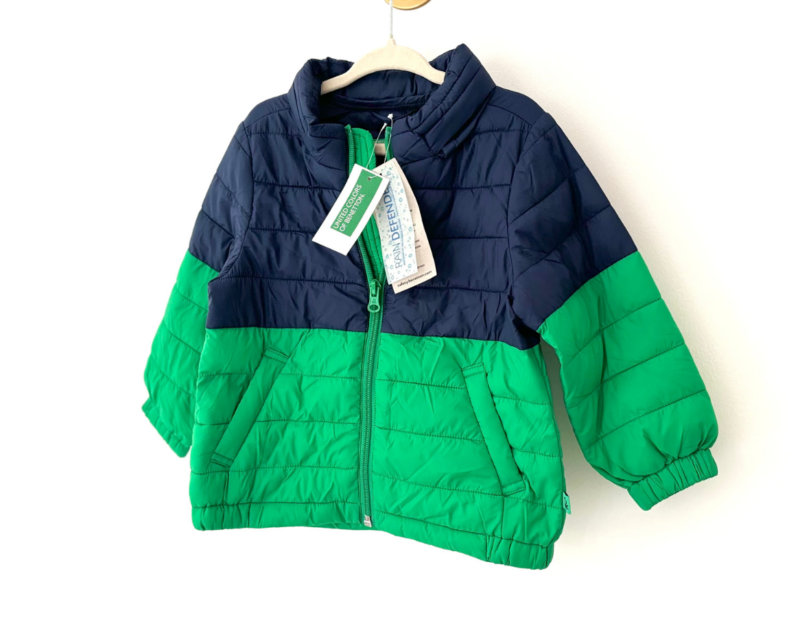 Benetton padded raincoat - BRAND NEW