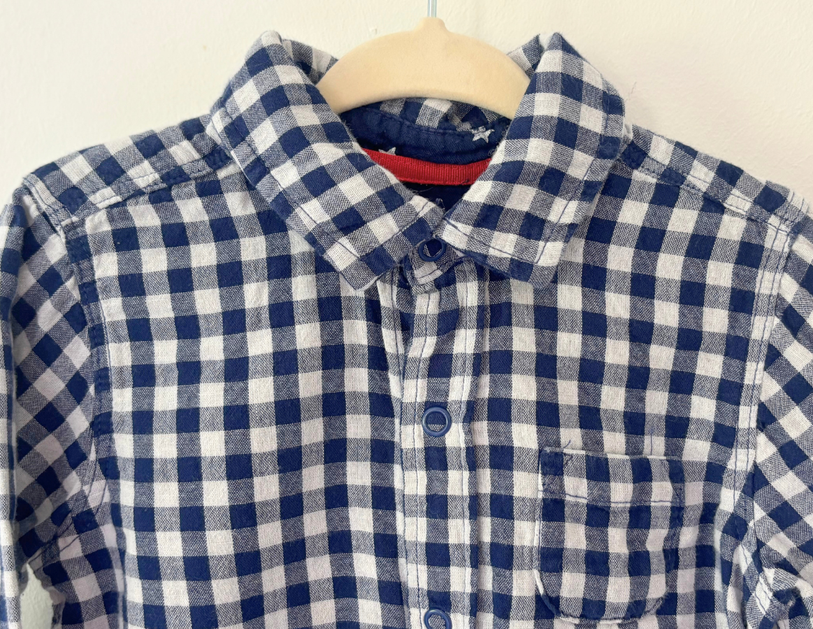 Mini Boden Checked Shirt