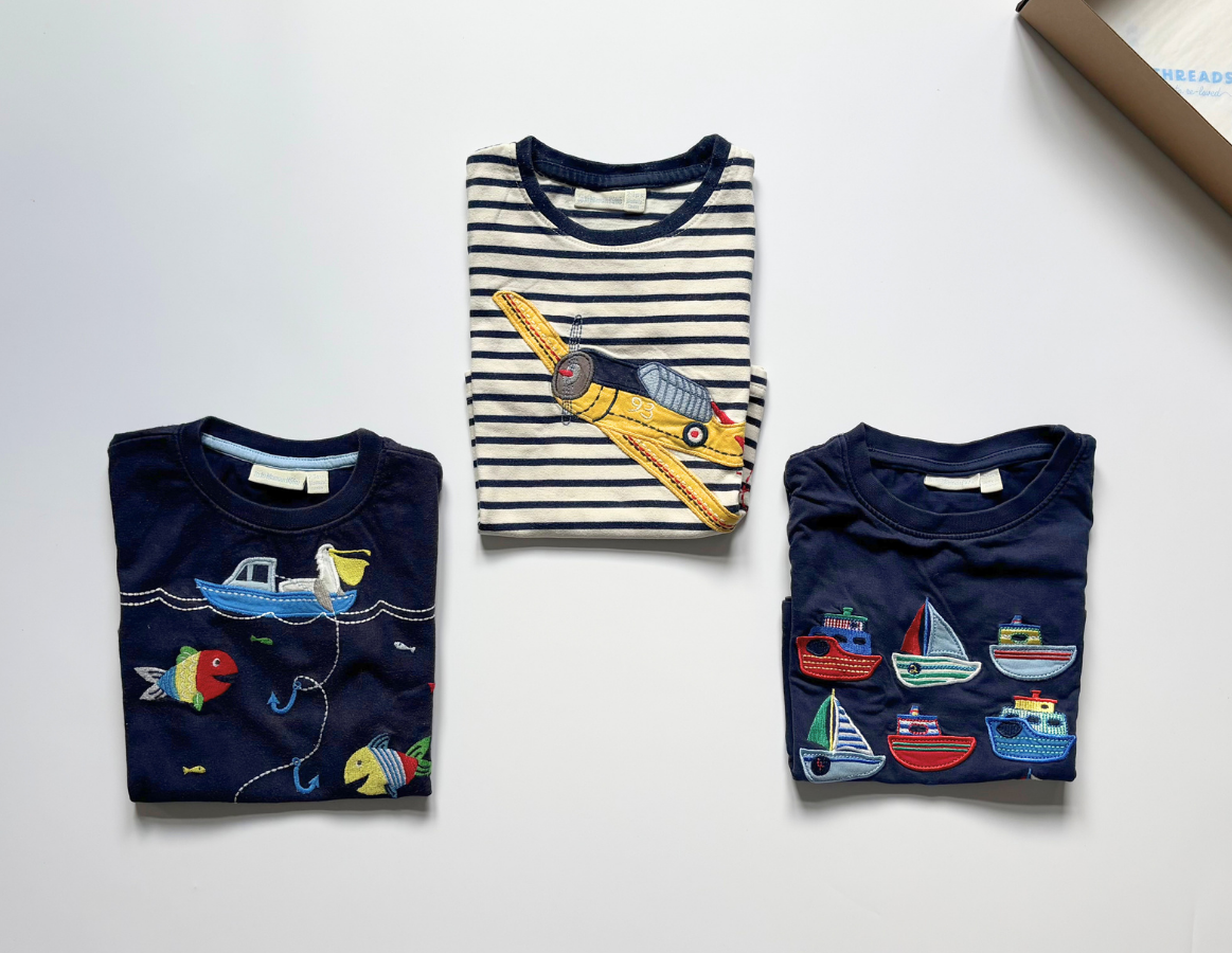 JoJo Maman Bebe Boys Summer T-Shirt Selection 2-3y