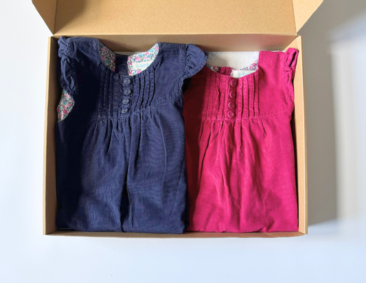 JoJo Maman Bebe Girls Dress Duo 2-3y