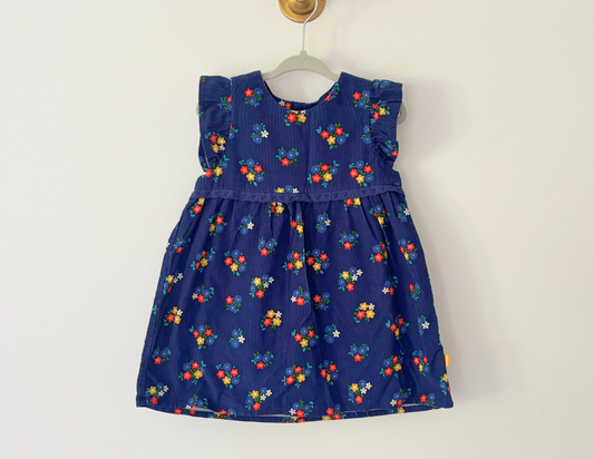 Little Bird Floral Corduroy Dress