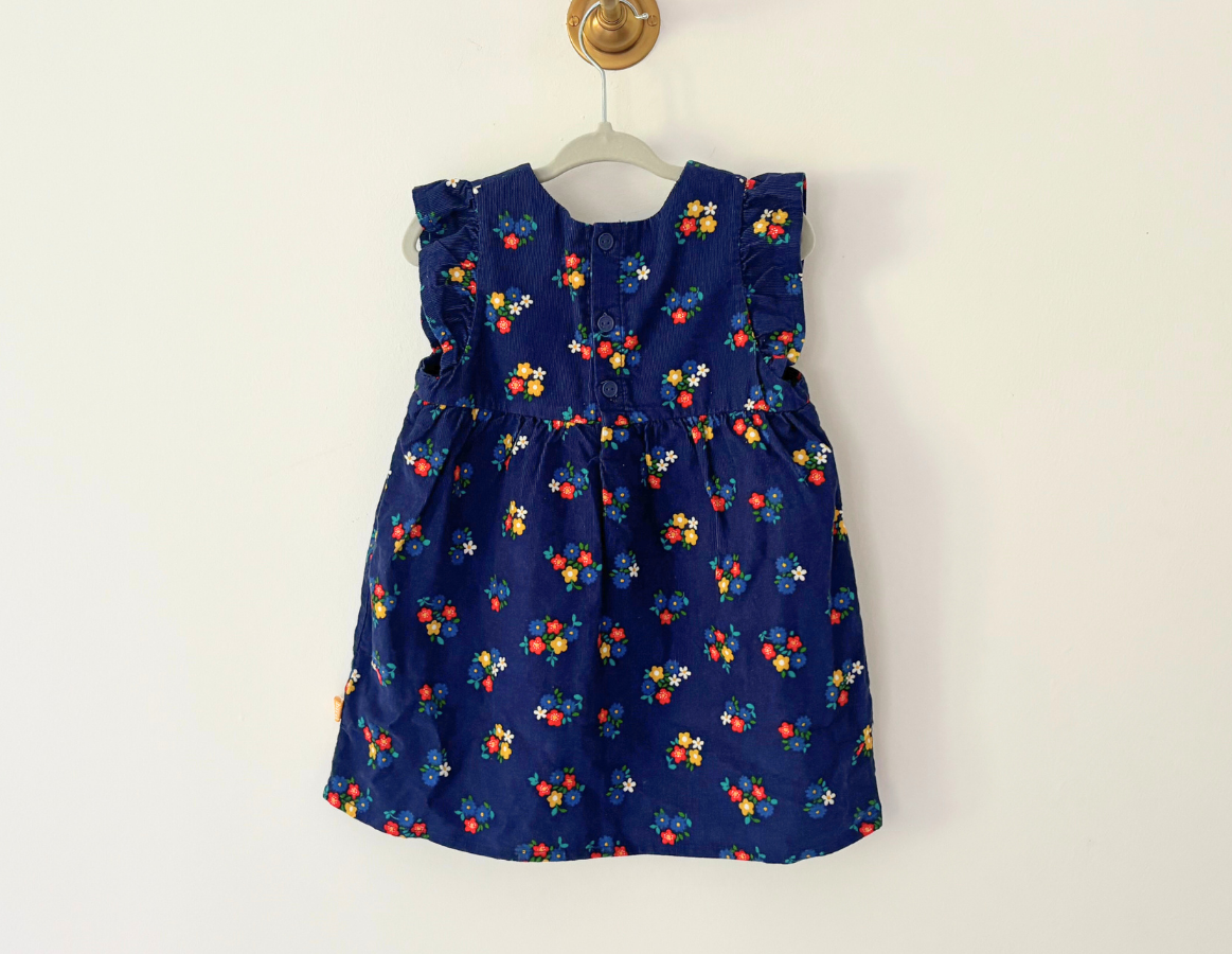Little Bird Floral Corduroy Dress