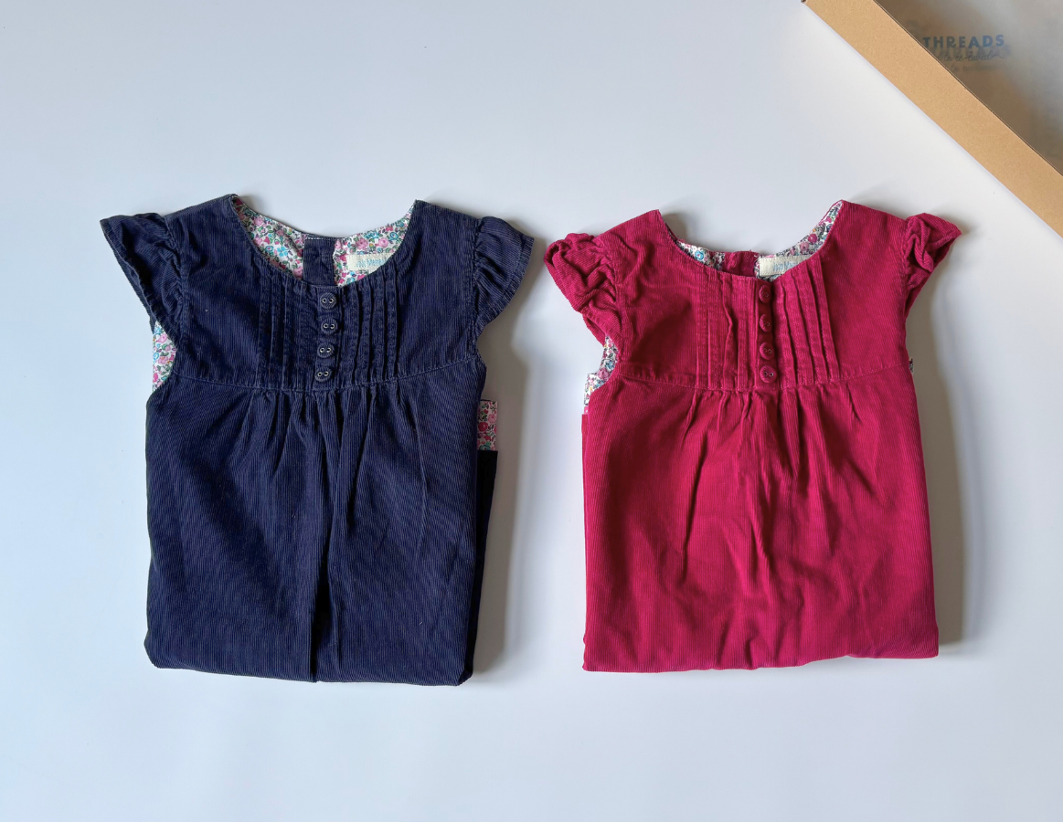 JoJo Maman Bebe Girls Dress Duo 2-3y