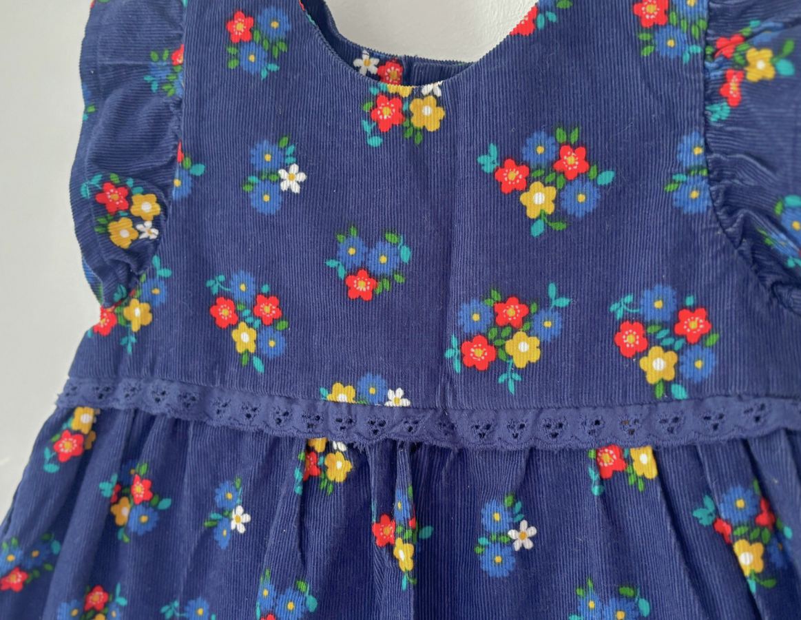 Little Bird Floral Corduroy Dress