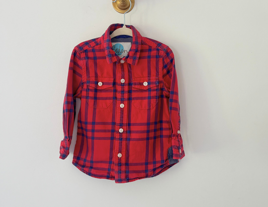 Mini Boden Checked Shirt