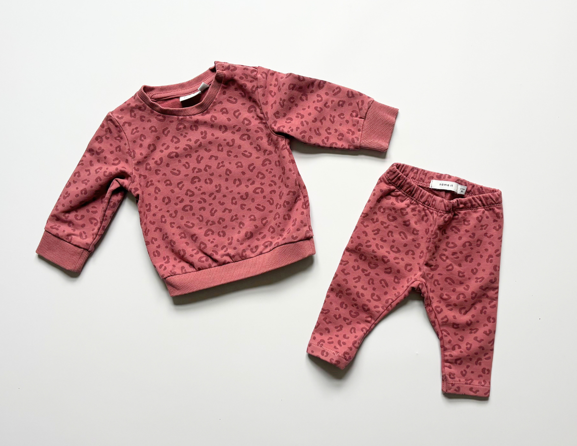 Name It Animal Print Tracksuit