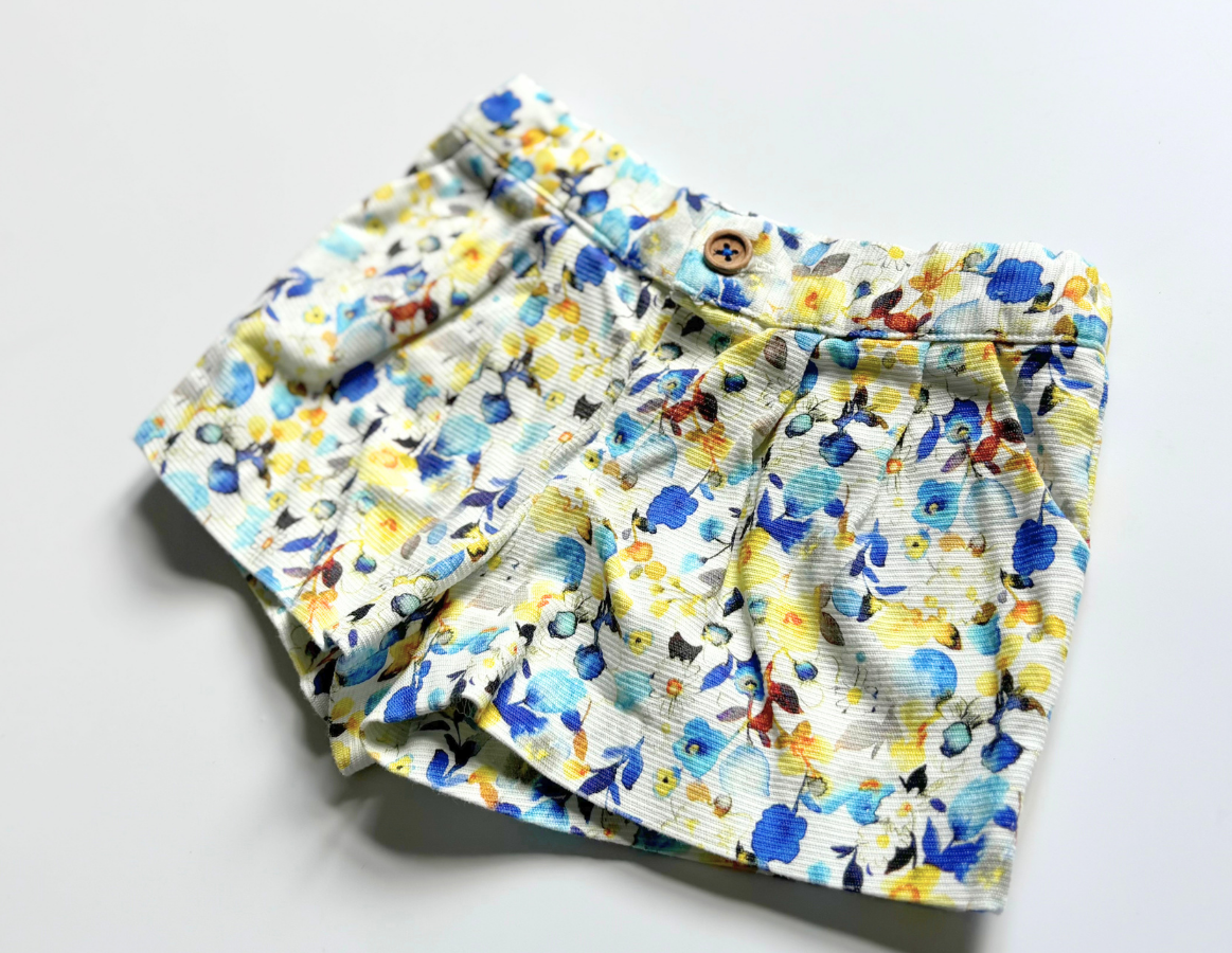 Zara floral summer shorts