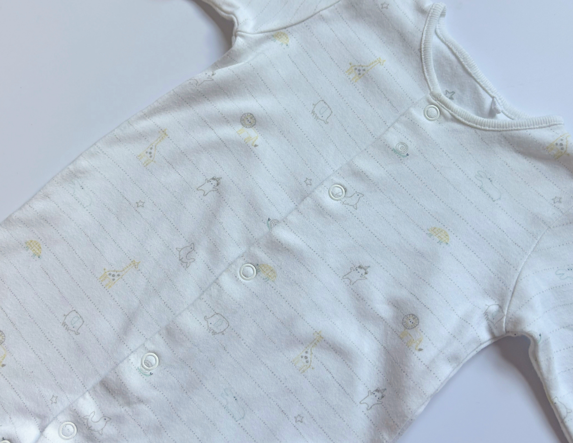 Pure White Unisex Bodysuit Selection 0-3m