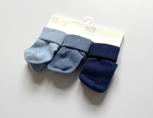 H&M 3 Pack Baby Socks