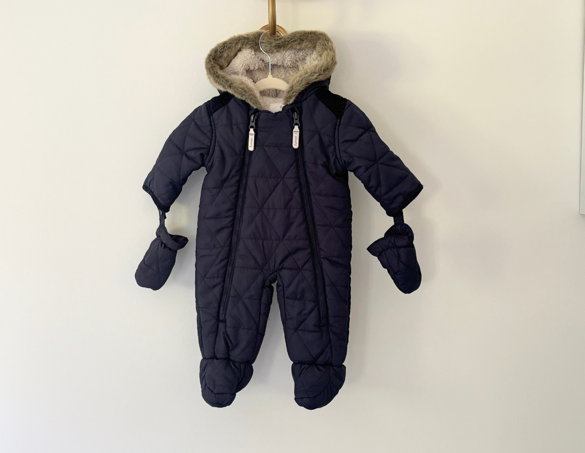 Junior Jasper Conran Fleece Lined Snow Suit with mittens