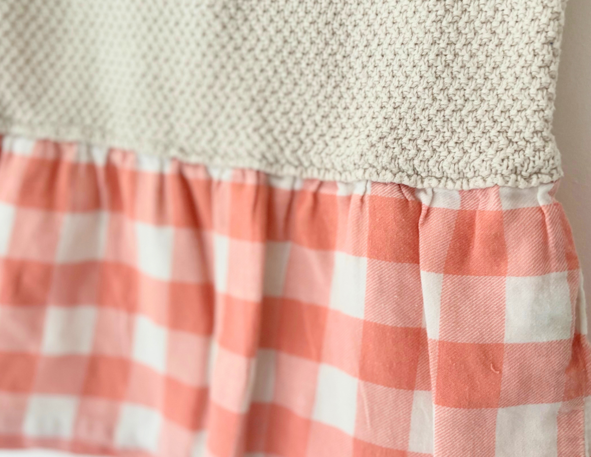 Zara Cream Crochet-Style Dress