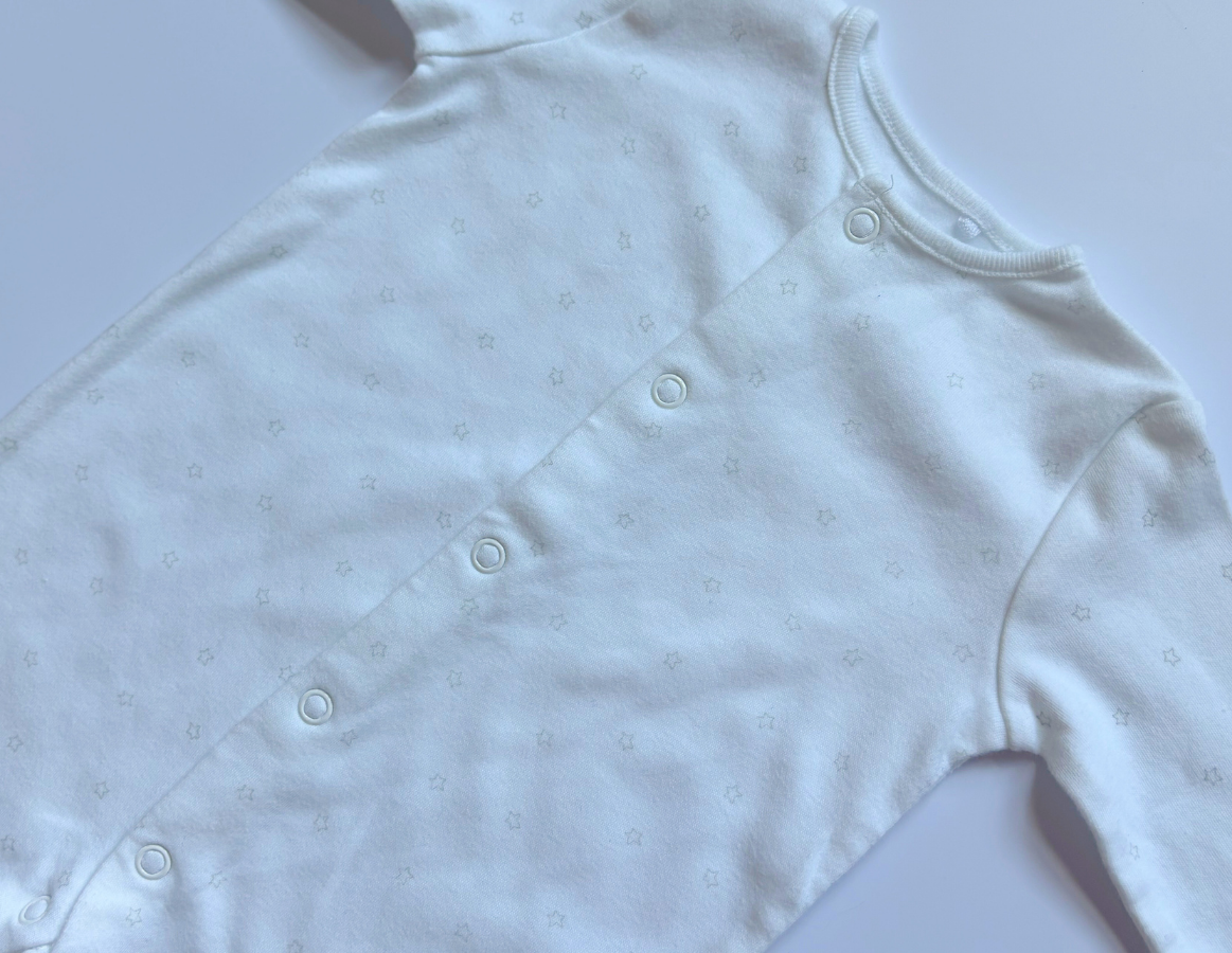 Pure White Unisex Bodysuit Selection 0-3m