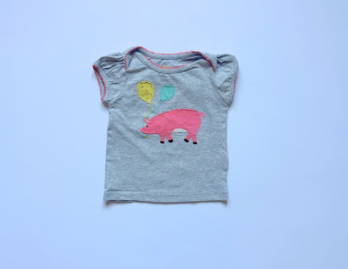 Mini Boden Girls T-Shirt Duo 3-6m