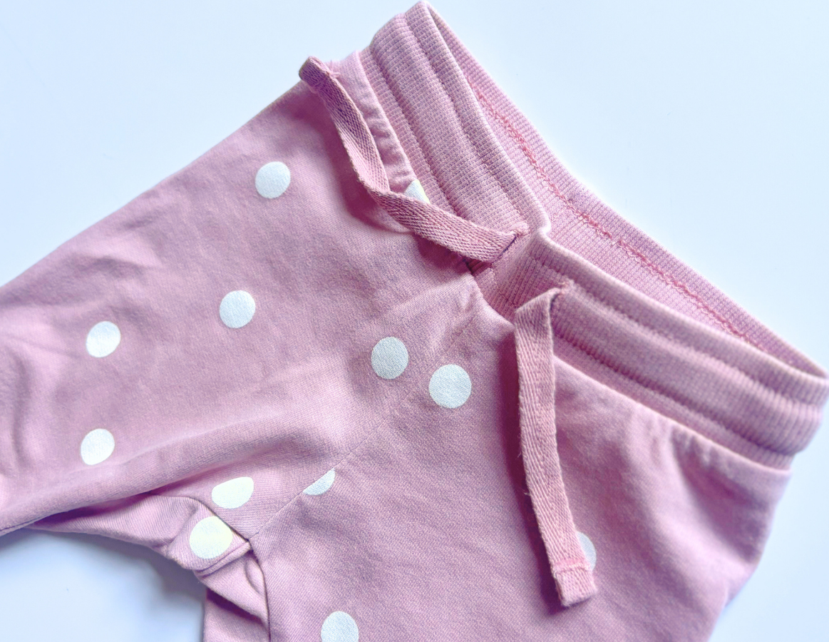 H&M pink polka dot tracksuit